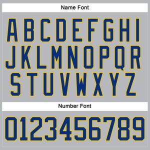 Custom Gray Royal-Yellow Hockey Lace Neck Jersey
