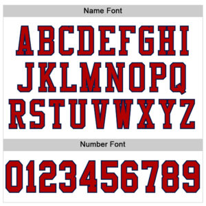 Custom White Red-Navy Mesh Authentic Football Jersey